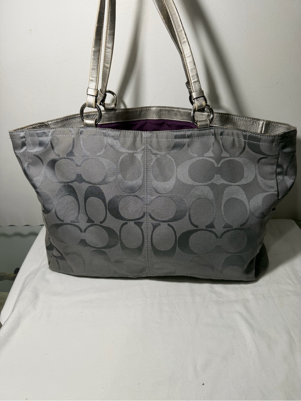 Coach Gabby Signature Carryall Tote Bag
